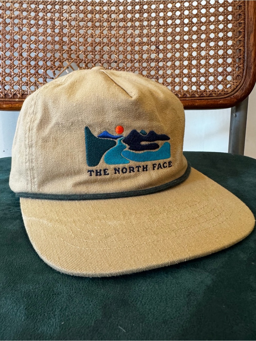 The North Face | Embroidered Outdoor Cap | Tan | One Size, Adjustable